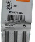 Replacement Round File Kit For 0.325 Inch Chainsaw Chains Sharpening Includes Three Round Files For Precise Sharpening