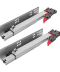 10 Inch Undermount Drawer Slides With Soft Close And Full Extension Hidden Concealed Runners In Cold Rolled Steel Quiet Glide