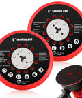 6 Inch Replacement Sander Pad For Bosch Get75-6n Sander And Rsm6044 6045 6046 Hook And Loop Multi Hole Grinding Pad, 2 Pack
