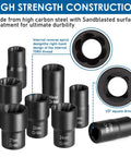 Pro Grade Seventeen Piece Bolt Extractor Set With Wheel Lock Removal Kit and One Half Inch Drive Lug Nut Removers, high carbon steel