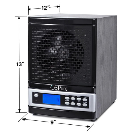Premium Whole Home Air Purifier With Sleek Wood Exterior And Wireless Remote Featuring Advanced Hepa Uv Pco Carbon Filters For Hella Clean Rooms And Super Easy Maintenance