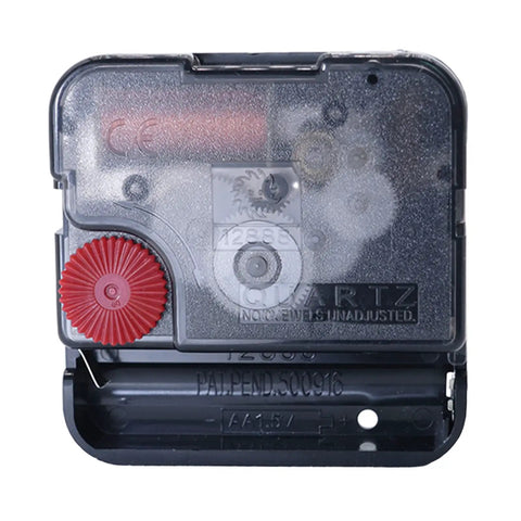 Back view of 12888 Clock Replacement Movements No-Hassle Easy Installation Swing Mute Movement For Clock Repair Replacement For Damaged Clocks