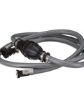 Marine Fuel Line Kit 6 Foot 3/8 Inch Hose With Tank and Engine Fittings Primer Bulb EPA Compliant CARB Approved For Outboard Boats