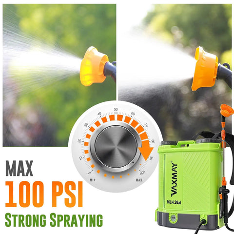 4 Gallon Battery Powered Backpack Sprayer For The Yard With 100 PSI Electric Garden Sprayer That Plays Nice With Makita 18V Batteries
