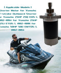 Starter Motor For Yamaha Outboard Engines 30HP 40HP 50HP Compatible with 6J4-81800-00 OEM Replacement in marine setting