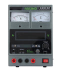 Heavy Duty Variable DC Power Supply 15V 3A Regulated Stabilized With Dual Display And USB Charging Port US Plug Ideal For Electronics Repair And Prototyping front view