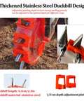 Field Ready Tractor Mounted Precision Seed Drill With Eight Seed Wheels Adjustable Spacing And Depth duckbill design