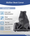 Shifter Boot Cover For Ford Mustang 2005 2009 Manual Transmission Gear Change Lever 8R3Z-7277-AA Replacement