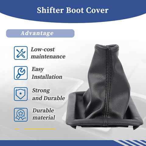 Shifter Boot Cover For Ford Mustang 2005 2009 Manual Transmission Gear Change Lever 8R3Z-7277-AA Replacement