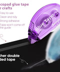 Double Sided Scrapbook Tape Kit 0.3 Inch By 26 Feet In Bright Colored Shells Glue Runner For Crafts Scrapbooking And Journaling Supplies
