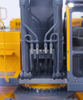 1 14 RC Model Metal Hydraulic Aoue ET30H Wheeled Excavator With Full Metal Frame High Torque Motor ESC Servo LED Light Kit Realistic Working Pistons Durable Construction For Serious RC Nerds And Builders, close-up of hydraulic pistons