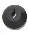 Black Durable Rubber Winch Line Stopper for ATV UTV Jeep and ORV Winches Protects Hawse and Roller Fairleads Stops Hook