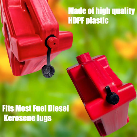 Gas Can Vent Caps 2 Pack Rear Vent Screw Caps For Replacement Fits Most Fuel Diesel Kerosene Jugs Leakproof Seal