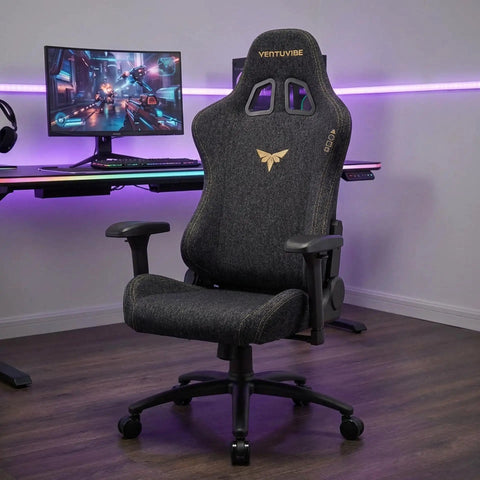 Gaming Chair With 4D Adjustable Armrests And A 170 Degree Recline, Next Level Comfort For Long Sessions And 320 Lb Capacity