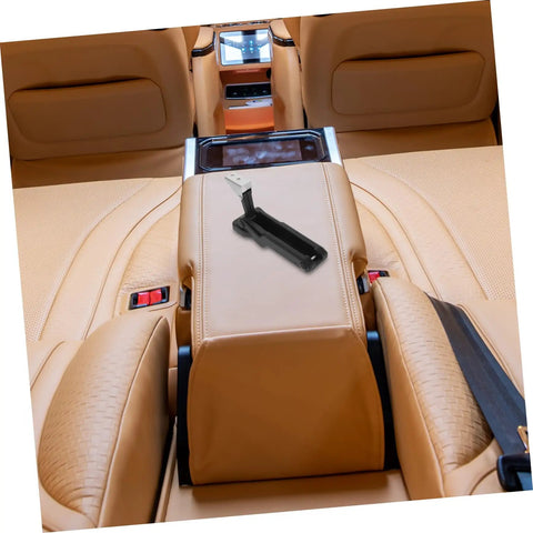 Boat Storage Latch With Concealed Keeper Marine Grade Draw Latch displayed on tan car seat