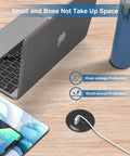 2 Inch Desk Power Grommet Outlet With USB C And USB A Recessed Power Strip For Office And Home 20W PD Fast Charge on desk