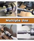 Heavy Duty JT3 Drill Chuck With MT2 Arbor Fit For Mini Metal Lathe Tailstock And CNC Mill in action on different machines.