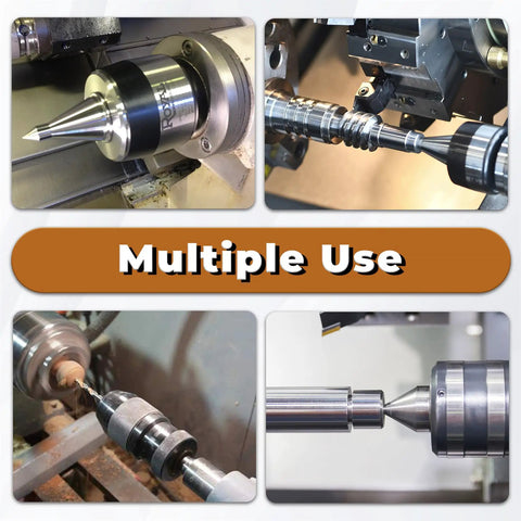 Heavy Duty JT3 Drill Chuck With MT2 Arbor Fit For Mini Metal Lathe Tailstock And CNC Mill in action on different machines.