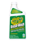 Brush Wash Cleaner And Restorer For Latex And Oil Based Paint 32 Oz Liquid Cleaner in white bottle with green label