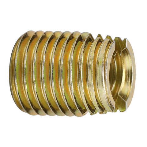 20 Pcs Carbon Steel Self Tapping Thread Insert Repair Kit M10x1.5 Outer M14x1.5 on white background