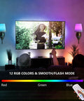 Vintage Wireless Wall Sconce Set Of Two Rechargeable Gold Led Accent Lamps With Fifteen RGB Mood Tones Zero Cord Hassle Super Easy Mount For Living Room Vibe with blue and purple glow beside TV