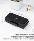 All In One Camera Battery And Memory Card Storage Case For Pro Gear with six SD card slots, six CFexpress Type B and XQD slots