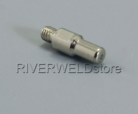 Pro Grade S45 Plasma Torch Head Kit With PD0116-08 Tips And PR0110 Electrodes, metallic torch component on gray surface