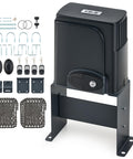 Heavy Duty Sliding Gate Opener for 40 Ft Gates Up To 1400 Lb With 280W Chain Drive, IR Sensors, Remote Controls, and accessories