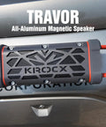 Rugged Aluminum Bluetooth Speaker With 45W Power, BassUp Enhanced Bass, IP68 Waterproof Outdoor Wireless Speaker in meteorite gray