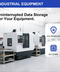 Rock Solid Compact Flash Memory Cards 2GB 2 Pack Clutch Storage Setup For Old School Cameras And Industrial Equipment FAT16 Format Heavy Duty Reliable Data Backup displayed with industrial CNC machines.