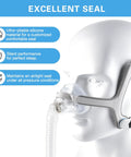Two Pack Replacement Nasal Cushion For AirFit N20 Medium Compatible With Original AirFit N20 Frame And Elbow on mannequin