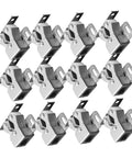 Heavy Duty Stainless Steel Cabinet Door Latch Set With Double Roller Catch Spring Loaded Cabinet Lock for secure closures