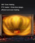 Kickass Smart 3D Printer Filament Dry Box Holds Four Spools With Intelligent Humidity Control Triple Fans And Large Touchscreen, showcasing 360° even heating with PTC heater.