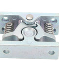 Heavy Duty Double Roller Door Catch For Rv And Trailer Secure Spring Loaded Zinc Alloy Stopper close up view of spring mechanism