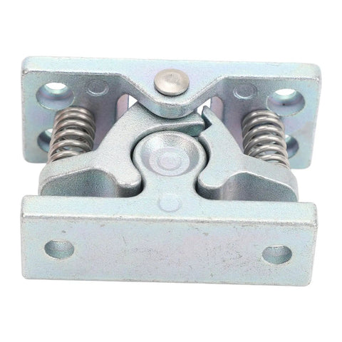 Heavy Duty Double Roller Door Catch For Rv And Trailer Secure Spring Loaded Zinc Alloy Stopper close up view of spring mechanism