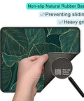 Stitched Edge Mouse Pad With Premium Palm Texture For Smooth Precise Tracking In Gaming Or Office, Waterproof And Washable Surface