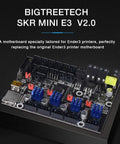 Silent 32Bit SKR Mini E3 V2 Control Board with TMC2209 UART Drivers for Ender printers, showing board layout and components.
