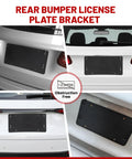 Rear License Plate Bracket for Mercedes Benz C Class 2010 to 2020 Easy Install Fits C180 C200 OE 1698170211 A0008101711
