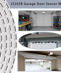 Universal 100 Ft 22 AWG 2-Conductor Garage Door Opener Wire For Sensors, Control Station, And Doorbell Wiring Replacement