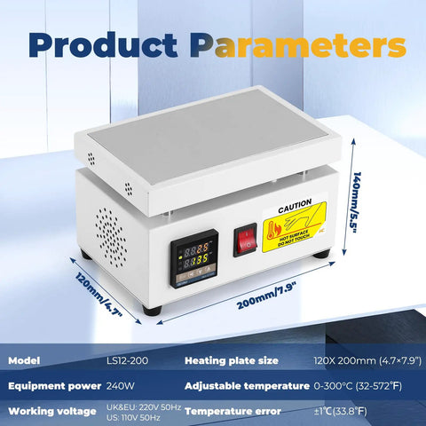 Manual Cellophane Wrapping Machine For BOPP Film Overwrapping And Desktop Heating Sealing, Two Film Options, Model LS12-200