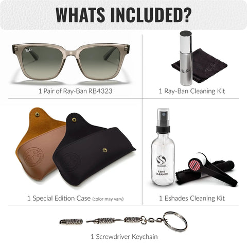 Dope Square Shaped Non-Polarized Sunglasses For Men And Women With Light Grey Gradient Lenses Includes Official Eyewear Kit