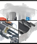 Electric Fuel Pump Assembly with Sending Unit for Ford Expedition & Lincoln Navigator 2007-2008 V8 5.4L 131 Inch Wheelbase Replacement EB494M details