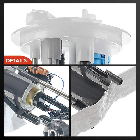 Electric Fuel Pump Assembly with Sending Unit for Ford Expedition & Lincoln Navigator 2007-2008 V8 5.4L 131 Inch Wheelbase Replacement EB494M details