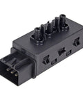 Six Way Driver Seat Adjustment Switch Direct Replacement For 2007 2013 Chevy Silverado GMC Sierra Yukon Restores Power Seat Function With OEM Grade Build And Easy Install, black rectangular component with control knobs and connector pins