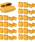 XT90 Male And Female Bullet Connectors Set With Sheath, Banana Plugs For Battery, Motors And RC Projects, 20 Pack layout