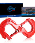 S Shape Integrated Winch Shackle With Quick Release For Off Road Recovery 33000 Lbs Break Strength And 11200 Lbs WLL Electro Galvanized Steel