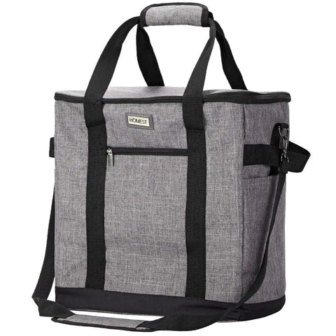 Stand Mixer Dust Carry Bag With Pockets For KitchenAid Bowl Lift 5-8 Quart Grey Protects Against Dust And Scratches Keeps Mixer Ready To Use Big Storage Pockets For Recipes And Accessories with straps and front pocket visible