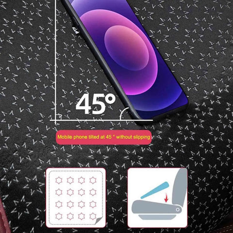 Mobile phone resting at a 45° angle on textured surface of Ride High With This Seat Cushion For Lexus Ux Electric SUV 2020 To 2026.