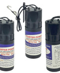 Three Hard Start Kit For Air Conditioners 3 Pack, Universal 115V-288VAC Replacement units with labels and wires visible
