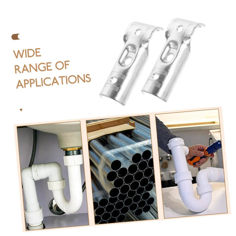 Six Pack Carbon Steel Fence Rail T Clamps End Rail Connectors No Weld Design For Quick Install Built Tough For Chain Link Fences And Handrail Projects Heavy Duty And Secure